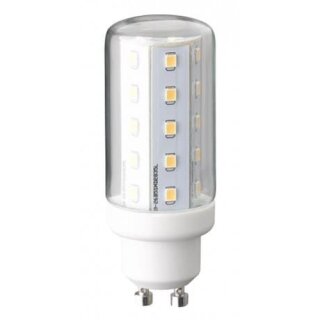 Wofi LED Leuchtmittel SMD T29 Röhre 4W GU10 klar 400lm warmweiß 3000K