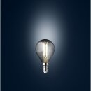 Wofi LED Filament Leuchtmittel G45 Tropfen 3W E14 klar 320lm warmweiß 2700K DIMMBAR