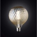 Wofi LED Filament Leuchtmittel G125 Globe Raute 4W E27 Gold klar 300lm extra warmweiß 1800K