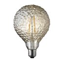 Wofi LED Filament Leuchtmittel G125 Globe Noppen 4W E27 Gold klar 530lm extra warmweiß 2200K