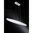Wofi LED Pendelleuchte Vannes Chrom 127cm 34W 3400lm warmweiß 3000K kürzbar dimmbar