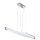 Wofi LED Pendelleuchte Vannes Chrom 127cm 34W 3400lm warmweiß 3000K kürzbar dimmbar