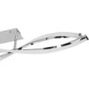 Wofi LED Deckenleuchte Idana Chrom 101cm 2 x 13,5W 2000lm warmweiß 3000K dimmbar