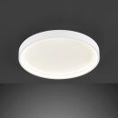 Wofi LED Deckenleuchte Dubai rund Ø45cm Weiß 27,5W 2400lm warmweiß 3000K 3-Stufen dimmbar
