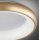 Wofi LED Deckenleuchte Poona rund Ø45cm Gold 31W 2600lm warmweiß 3000K Backlight 3-Stufen dimmbar