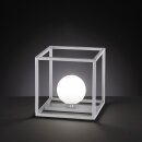 Wofi LED Tischleuchte Aurelia Nickel matt 3,5W G9 320lm warmweiß 3000K mit Schalter