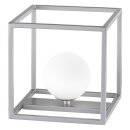 Wofi LED Tischleuchte Aurelia Nickel matt 3,5W G9 320lm warmweiß 3000K mit Schalter