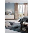 Wofi LED Tischleuchte Aurelia Nickel matt 3,5W G9 320lm warmweiß 3000K mit Schalter