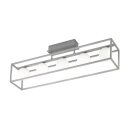 Wofi LED Deckenleuchte Aurelia Nickel matt 87cm 5-flammig 5 x 3,5W G9 1920lm warmweiß 3000K