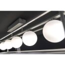 Wofi LED Deckenleuchte Aurelia Nickel matt 87cm 5-flammig 5 x 3,5W G9 1920lm warmweiß 3000K
