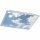 Wofi LED Deckenleuchte Aufbaupanel Liv Silber Himmel 60x60cm 36W 3400lm CCT 2800K-6800K Dimmbar mit Fernbedienung