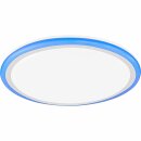 Action LED Deckenleuchte Bodo Weiß rund Ø40cm 28W 2300lm CCT Warmweiß - Kaltweiß dimmbar mit Fernbedienung