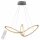 Wofi LED Pendelleuchte Madison Ø80cm Dunkelgrau 55W 3500lm CCT Warmweiß - Kaltweiß dimmbar mit Fernbedienung