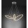 Wofi LED Pendelleuchte Madison Ø80cm Dunkelgrau 55W 3500lm CCT Warmweiß - Kaltweiß dimmbar mit Fernbedienung