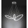 Wofi LED Pendelleuchte Madison Ø80cm Dunkelgrau 55W 3500lm CCT Warmweiß - Kaltweiß dimmbar mit Fernbedienung