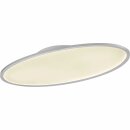Wofi LED Deckenleuchte Valley 80cm Weiß 36W 2850lm CCT Warmweiß - Kaltweiß dimmbar mit Fernbedienung