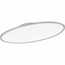 Wofi LED Deckenleuchte Valley 80cm Weiß 36W 2850lm CCT Warmweiß - Kaltweiß dimmbar mit Fernbedienung