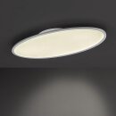Wofi LED Deckenleuchte Valley 80cm Weiß 36W 2850lm CCT Warmweiß - Kaltweiß dimmbar mit Fernbedienung