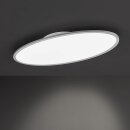 Wofi LED Deckenleuchte Valley 80cm Weiß 36W 2850lm CCT Warmweiß - Kaltweiß dimmbar mit Fernbedienung