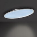 Wofi LED Deckenleuchte Valley 80cm Weiß 36W 2850lm CCT Warmweiß - Kaltweiß dimmbar mit Fernbedienung