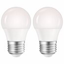 2 x Majestic LED Leuchtmittel P45 Tropfen 6,2W = 40W E27...