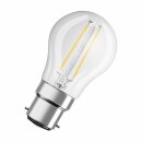 Osram LED Filament Leuchtmittel Tropfen 2,5W = 25W B22d klar 250lm warmweiß 2700K