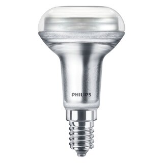 Philips LED Leuchtmittel R50 Glas Reflektor 4,3W = 60W E14 klar 345lm 840 neutralweiß 4000K 36° DIMMBAR