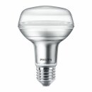 Philips LED Leuchtmittel R80 Glas Reflektor 4,2W = 60W E27 klar 345lm warmweiß 2700K 36° DIMMBAR