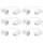 6 x SLV LED Leuchtmittel Modul QPAR51 Weiß 8W 460lm warmweiß 2800K 36° DIMMBAR
