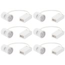 6 x SLV LED Leuchtmittel Modul QPAR51 Weiß 8W 460lm Neutralweiß 4000K 24° DIMMBAR