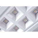 SLV LED Panel Pavano Weiß 120x30cm 25W 3350lm Neutralweiß 4000K UGR<19 Aufbaurahmen & Netzteil