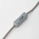 Brilliant Tischleuchte Hardwork Edelstahl gebürstet max. 30W E27 ohne Leuchtmittel mit Schalter schwenkbar