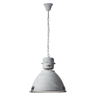 Brilliant Pendelleuchte Kiki Beton Grau max. 60W E27 ohne Leuchtmittel kürzbar