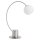 Brilliant Halogen Tischleuchte Helium Eisen/Weiß 33W G9 458lm warmweiß 3-Stufen-Touch-Dimmer