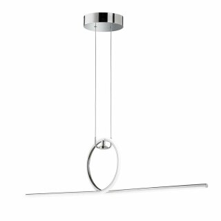 Wofi LED Pendelleuchte Click&match 112,5cm Chrom 23W 2100lm neutralweiß 4000K