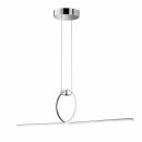 Wofi LED Pendelleuchte Click&match 112,5cm Chrom 23W 2100lm neutralweiß 4000K