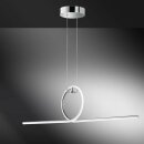 Wofi LED Pendelleuchte Click&match 112,5cm Chrom 23W 2100lm neutralweiß 4000K