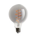 LED Spiral Filament Leuchtmittel G95 Globe 5W E27...