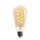 6 x LED Spiral Filament Leuchtmittel ST64 Edison 5W E27 Rauchglas 100lm extra warmweiß 1800K DIMMBAR