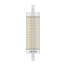Osram LED Leuchtmittel Stab Superstar Line 15W = 125W R7s klar FS 118mm warmweiß 2700K DIMMBAR