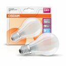 Osram LED Filament Leuchtmittel Classic Birne A60 11W = 100W E27 matt 1521lm FS Tageslicht 6500K kaltweiß