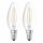2 x Osram LED Filament Leuchtmittel Kerze 2,5W = 25W E14 klar 250lm FS warmweiß 2700K