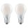 2 x Osram LED Filament Leuchtmittel Classic A60 Birne 11W = 100W E27 matt 1521lm FS warmweiß 2700K