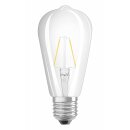 Osram LED Filament Edison ST64 Leuchtmittel 2W = 25W E27 klar FS warmweiß 2700K