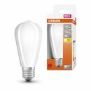 Osram LED Leuchtmittel Star Classic Edison ST64 7W = 60W E27 matt 806lm FS warmweiß 2700K