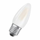 Osram LED Filament Leuchtmittel Retrofit Kerze 4W = 40W E27 matt 470lm FS warmweiß 2700K