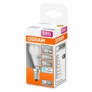 Osram LED Leuchtmittel P45 Tropfen 5,5W = 40W E14 matt 470lm Tageslicht 6500K kaltweiß