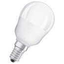 Osram LED Leuchtmittel Tropfen 4,2W = 25W E14 matt 250lm RGBW warmweiß 2700K Dimmbar mit Fernbedienung