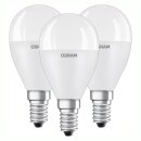 3 x Osram LED Leuchtmittel Classic P Tropfen 7W = 60W E14...