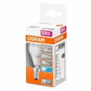 Osram LED Leuchtmittel P45 Tropfen 5,5W = 40W E14 matt 470lm 840 Neutralweiß 4000K